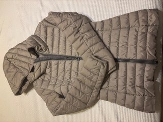 Giubbotto donna 100 grammi beige/grigio