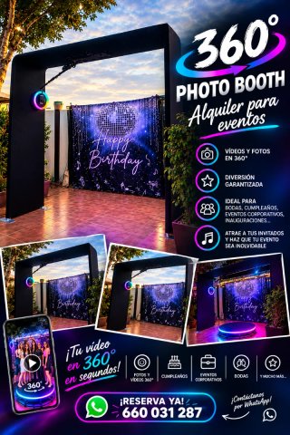 Alquiler 360 para eventos
