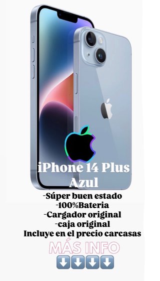 iPhone 14 Plus Blu
