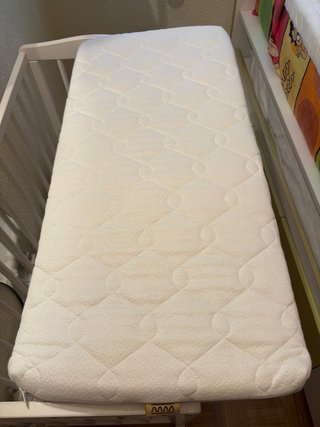 Minicuna de madera 90x40 y colchon
