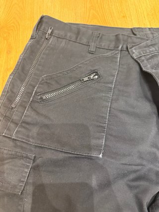 Pantalón Portwest Negro Trabajo Cremalleras Cargo