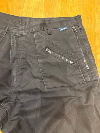 Pantalón Portwest Negro Trabajo Cremalleras Cargo
