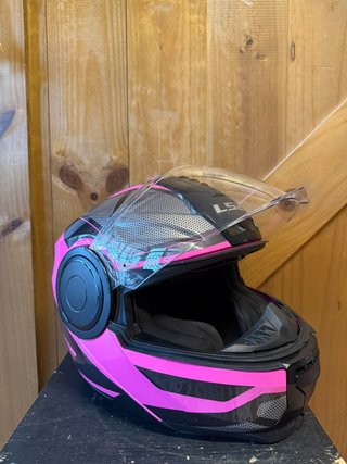 Casco modular LS2 FF902 Scope Arch rosa
