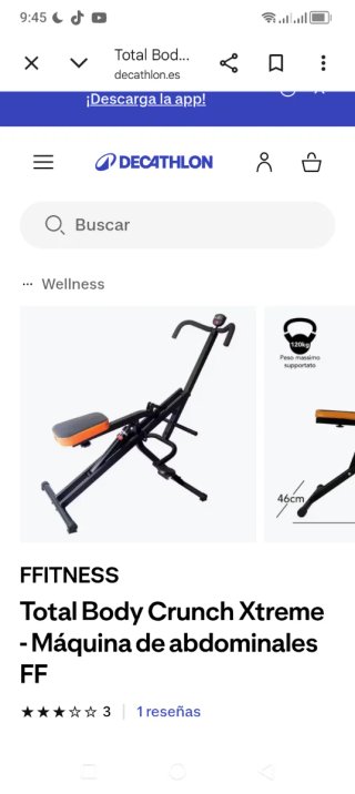 Máquina de abdominales Total Body Crunch Xtreme