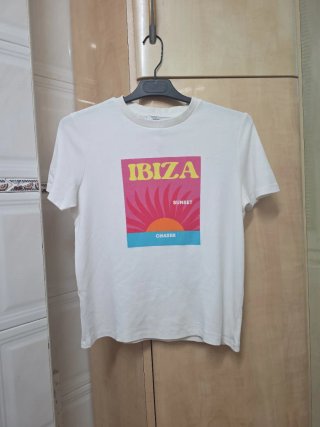 Camiseta Mango Ibiza Sunset Chaser Talla S