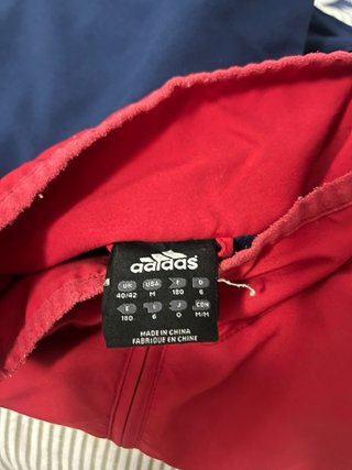 Chaqueta Adidas Roja y Azul