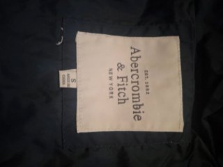 Cazadora Azul Abercrombie Talla S