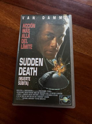 VHS Sudden Death Muerte Súbita 1995
