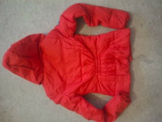 Cazadora Roja Abercrombie Talla S