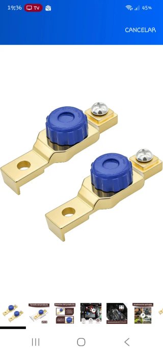 Set de 2 Desconectadores de Batería para Moto