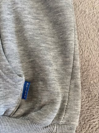 Vintage Adidas Grey Graphic Hoodie