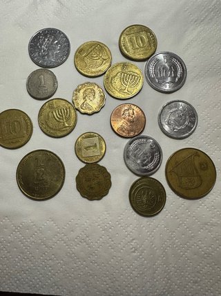Lote de 26 monedas internacionales