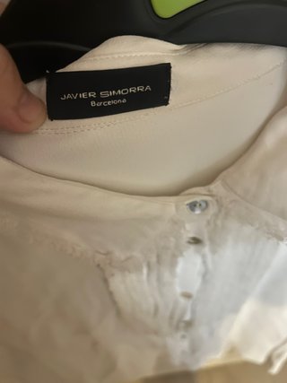 Camisa Blanca Javier Simorra Talla 42