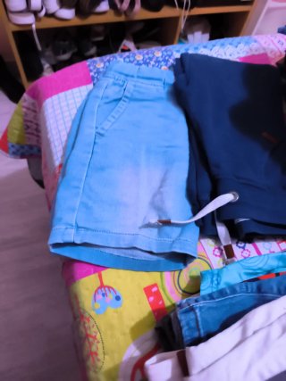 Pantalones cortos y camisetas niño/niña varios col
