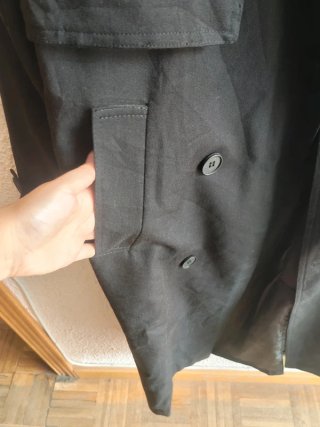 Chaqueta Larga Blazer Negra Zara