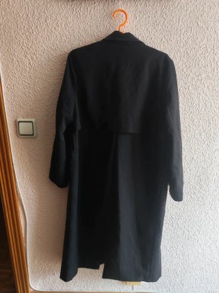 Chaqueta Larga Blazer Negra Zara
