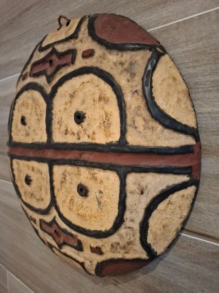 Máscara africana Teke Congo Africa 35cm