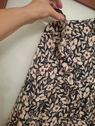 Vestido Mini Zara Estampado Talla S