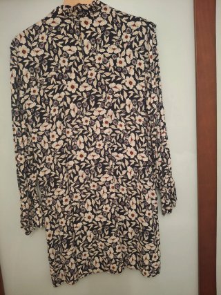 Vestido Mini Zara Estampado Talla S