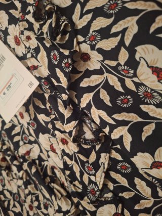 Vestido Mini Zara Estampado Talla S
