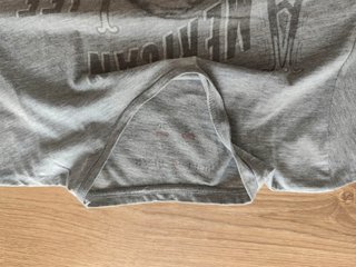 T-shirt Pull&Bear Cinzenta Estampado American