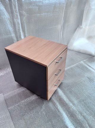 Cajonera para mesa de estudio con ruedas