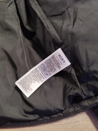 Chaqueta Roxy niña invierno negra Talla M