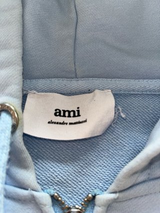 Sudadera AMI Paris Azul Cielo Talla M