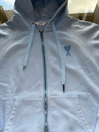 Sudadera AMI Paris Azul Cielo Talla M