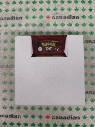 Pokémon Edición Rubí - Game Boy Advance