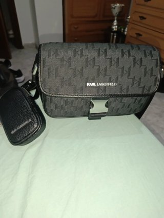 Bandolera Karl Lagerfeld negra