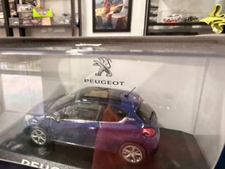 Peugeot 208 Bleu  Virtuel 3 Portes Norev 1:43