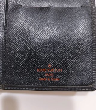 Cartera Louis Vuitton Epi Negra Tarjetero