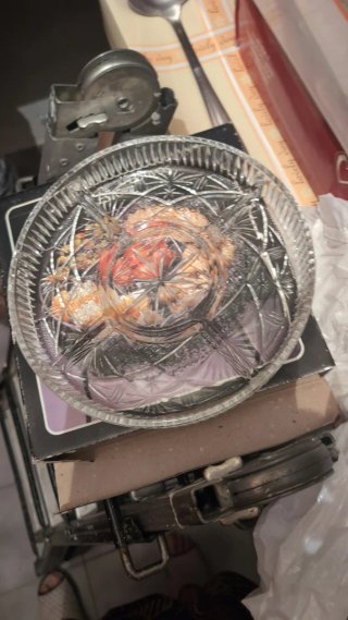 Plato de Cristal para Aperitivos