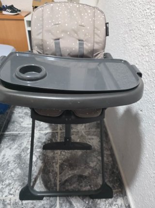 Pack de Cuna de Madera ikea y Trona para Bebé