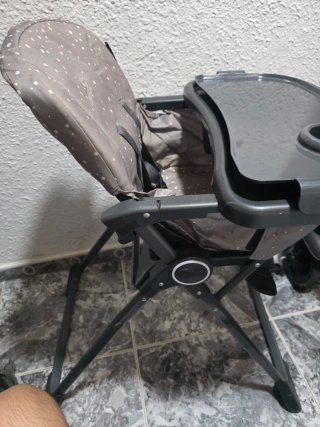 Pack de Cuna de Madera ikea y Trona para Bebé