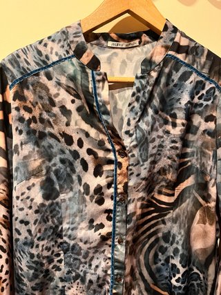 Blusa Jocavi Animal Print Multicolor