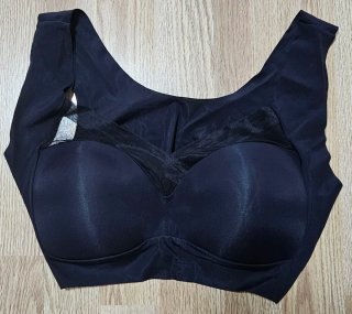 Sujetador deportivo negro Talla XL
