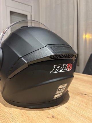 Casco de moto abatible nuevo negro