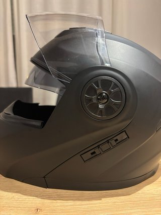 Casco de moto abatible nuevo negro