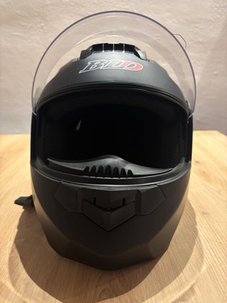 Casco de moto abatible nuevo negro