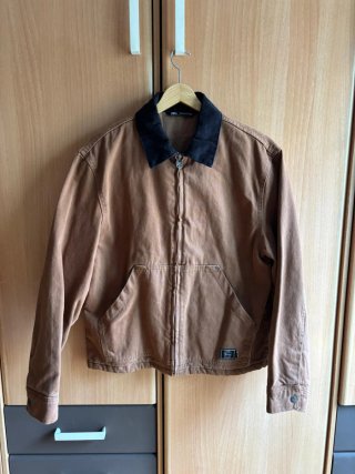 Chaqueta vaquera marrón hombre