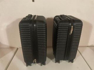 Set de 2 Maletas de Cabina Negras
