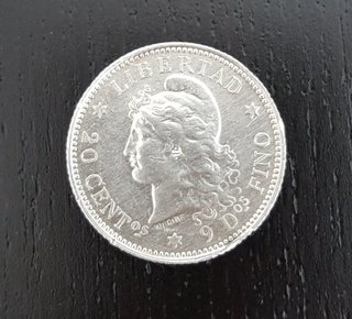 Moneda 20 Centavos Argentina 1882