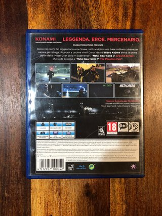 Metal Gear Solid V ground zeroes ps4