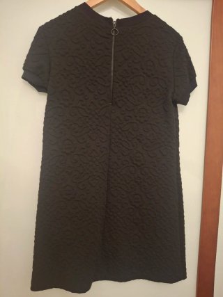 Vestido Mini Negro Adamascaro