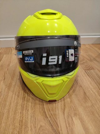Casco Moto HJC i91 Amarillo