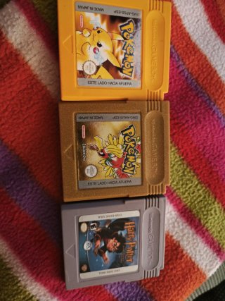 3 Juegos Nintendo Game Boy Pokémon y Harry Potter