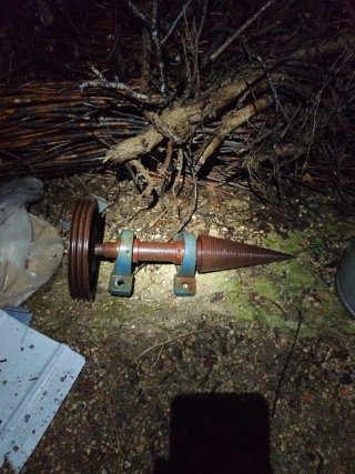Astilladora de troncos para motor