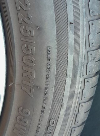 Peugeot 1153081 juego de llantas 9805503677 3008